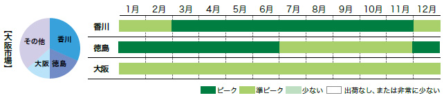 青ねぎの市場シェアと出回り時期